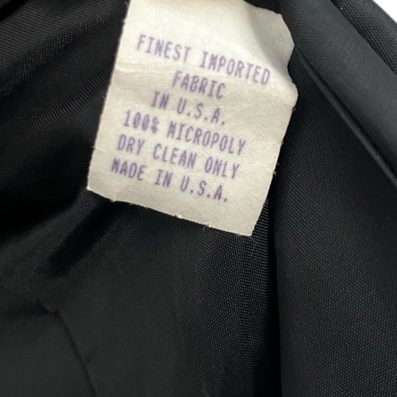 Benelle New York Black Trench Coat, Vintage, Women’s Size 6 - Picture 4 of 9